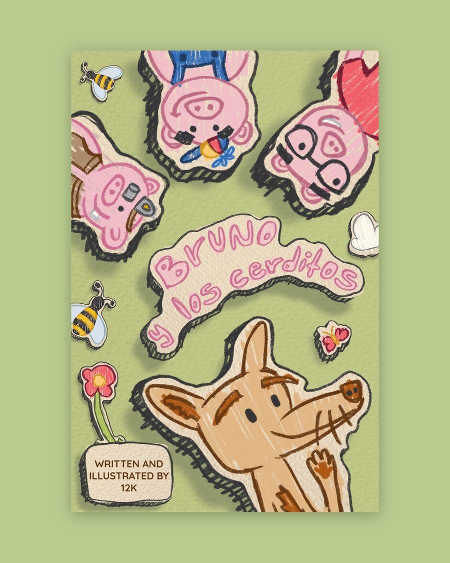 Bruno and the Little Pigs: Editorial illustration · Children’s book