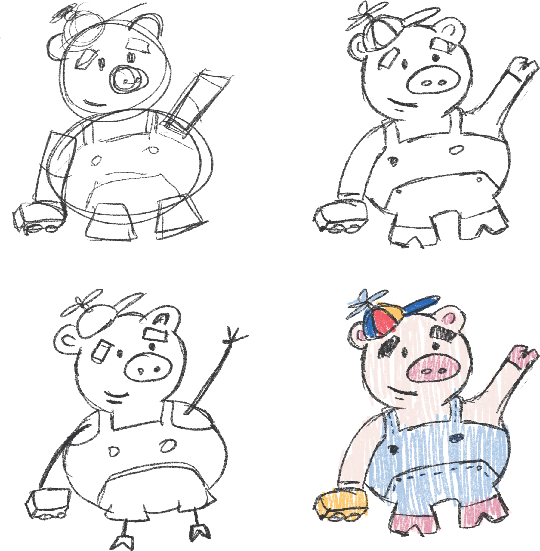 Bruno and the Little Pigs — piece 8