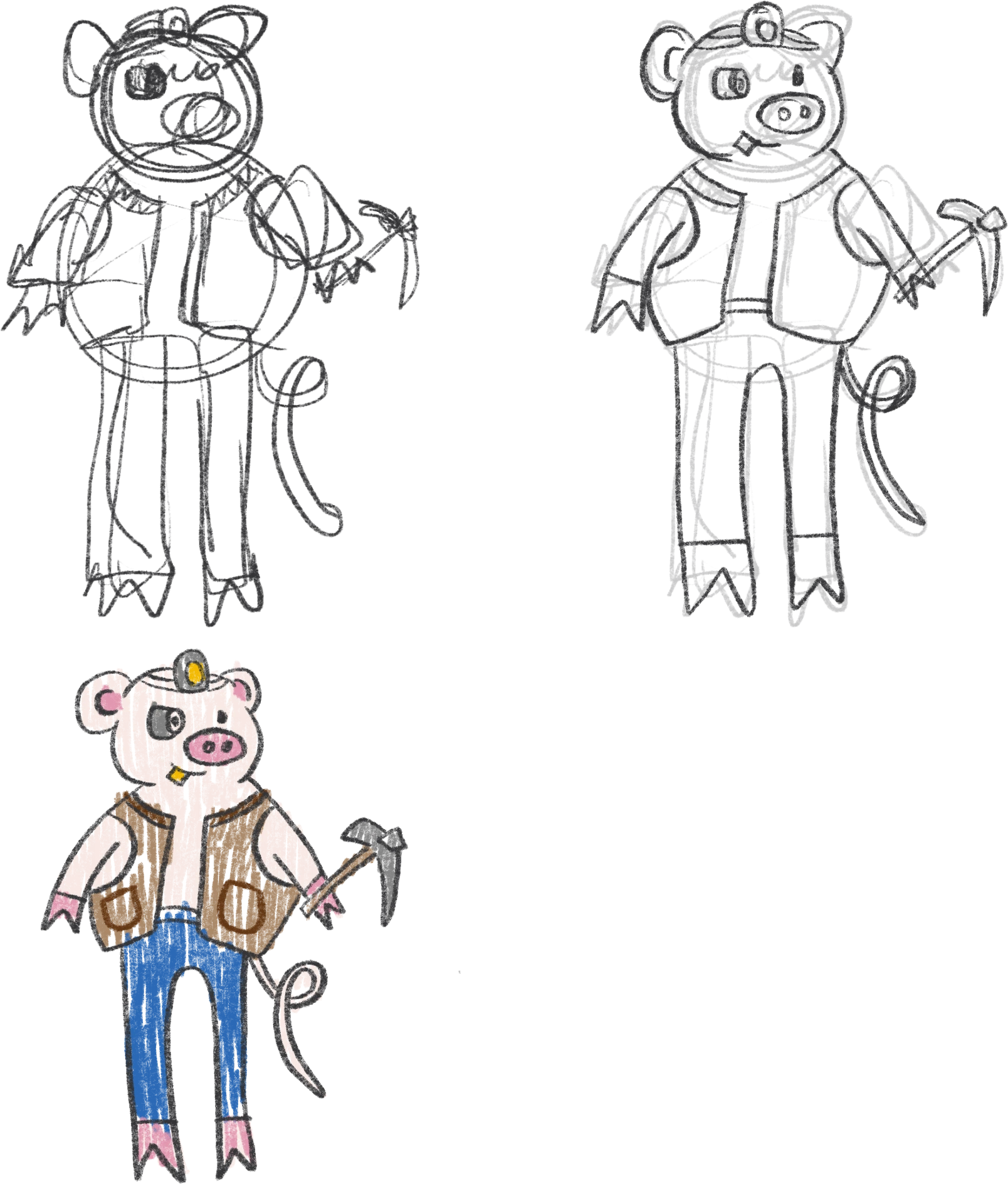 Bruno and the Little Pigs — piece 9