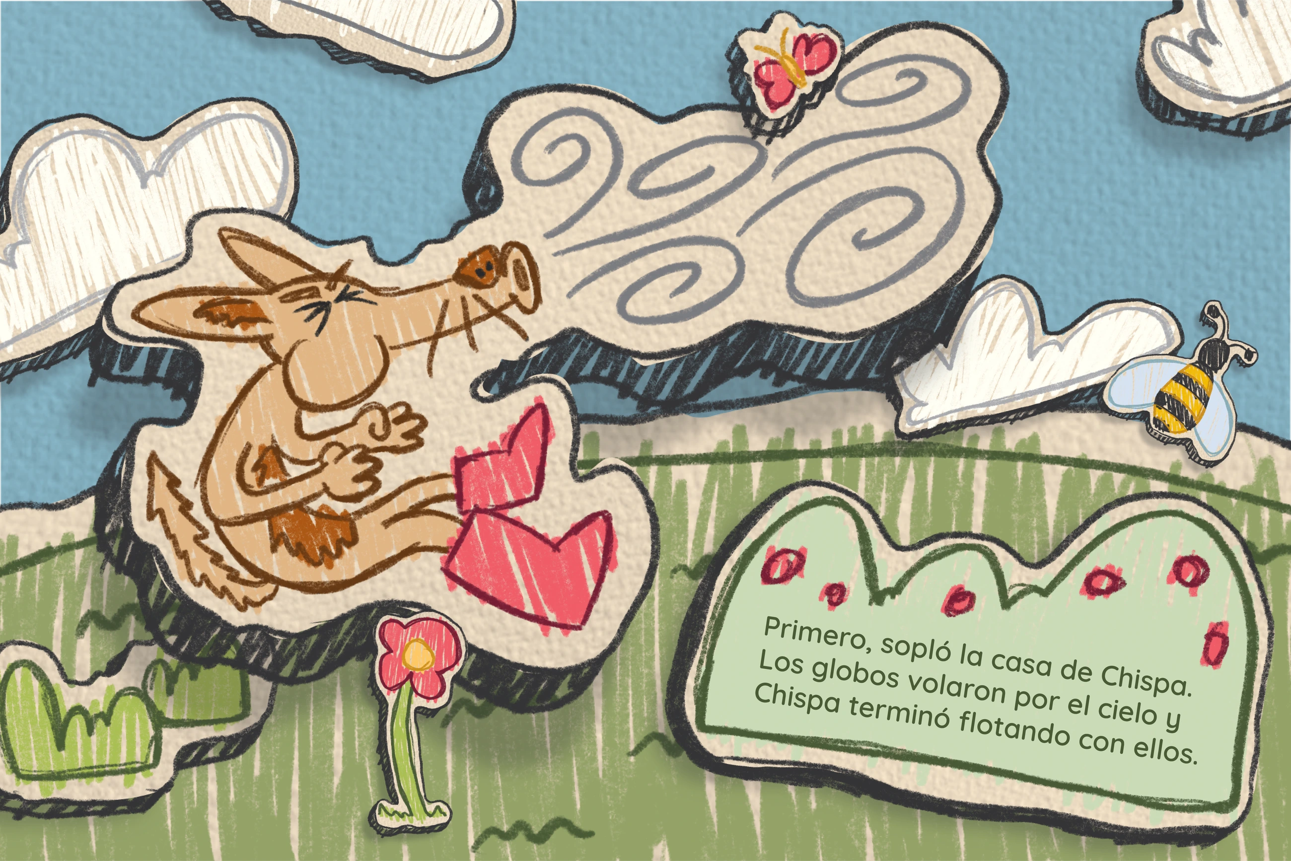 Bruno and the Little Pigs — Final scene 2