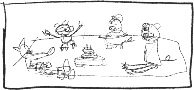 Bruno and the Little Pigs — piece 35