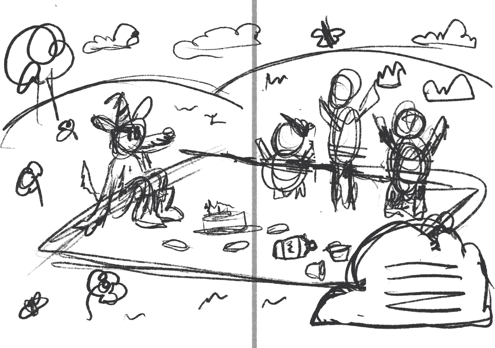 Bruno and the Little Pigs — piece 36