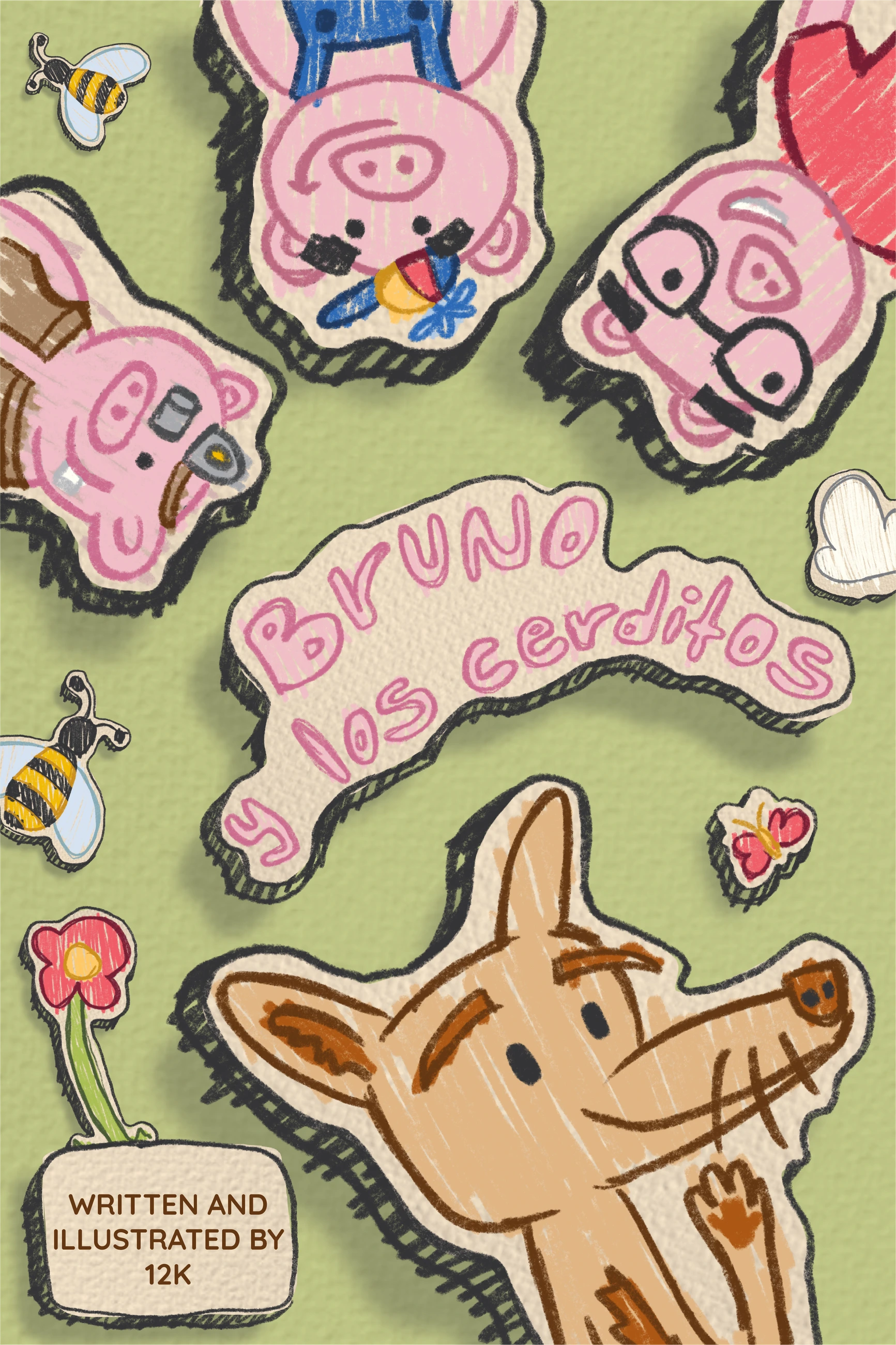 Bruno and the Little Pigs — Cover