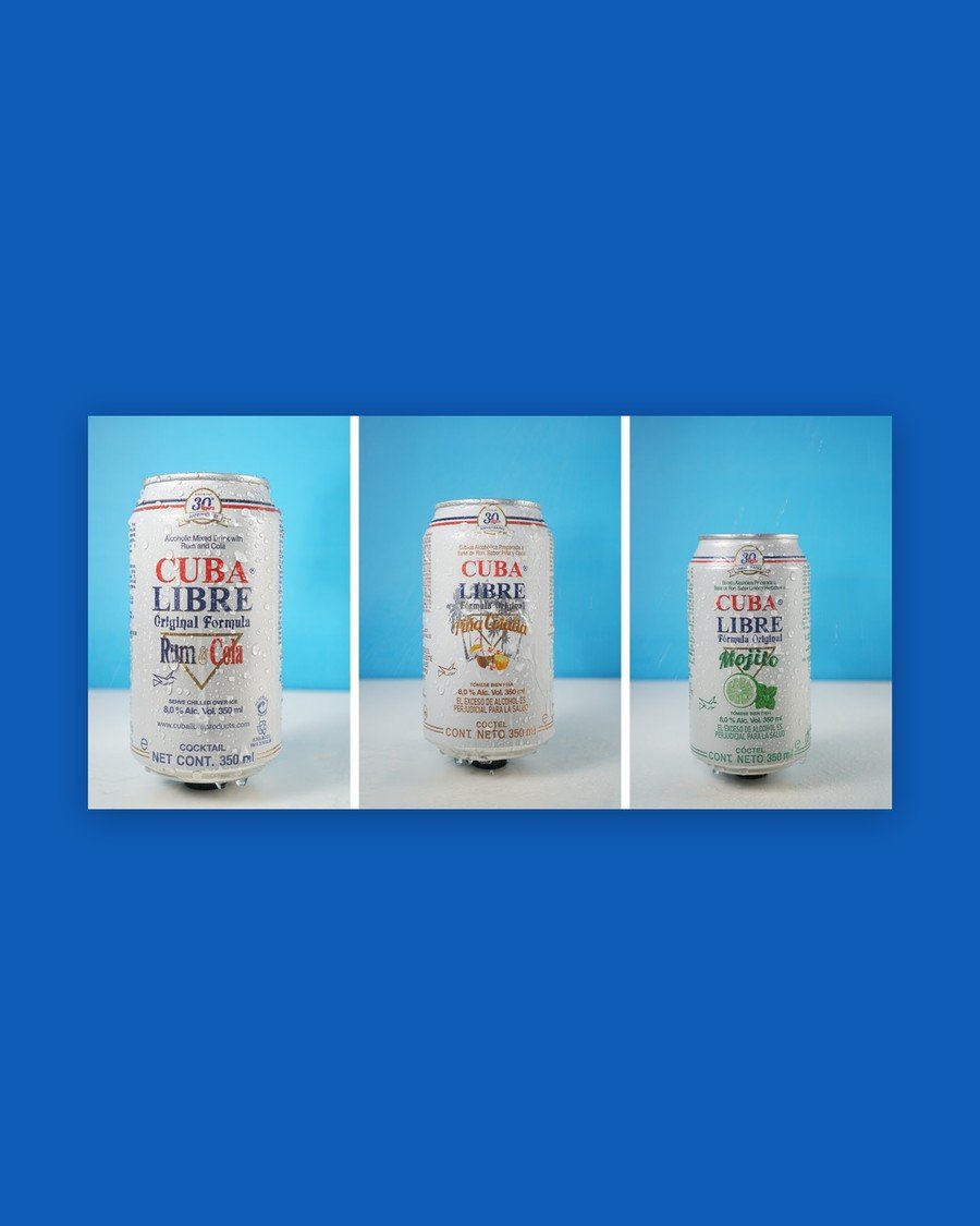 Cuba Libre · Point-of-Sale Artwork, Panama: Product shoot · Key visual · Large-format prints · Refrigerators