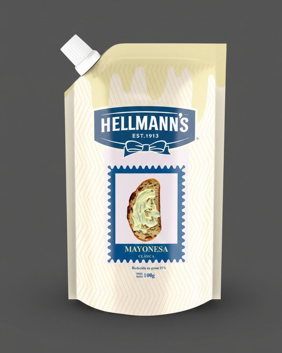 Hellmann's Classic: Packaging redesign · AI content production