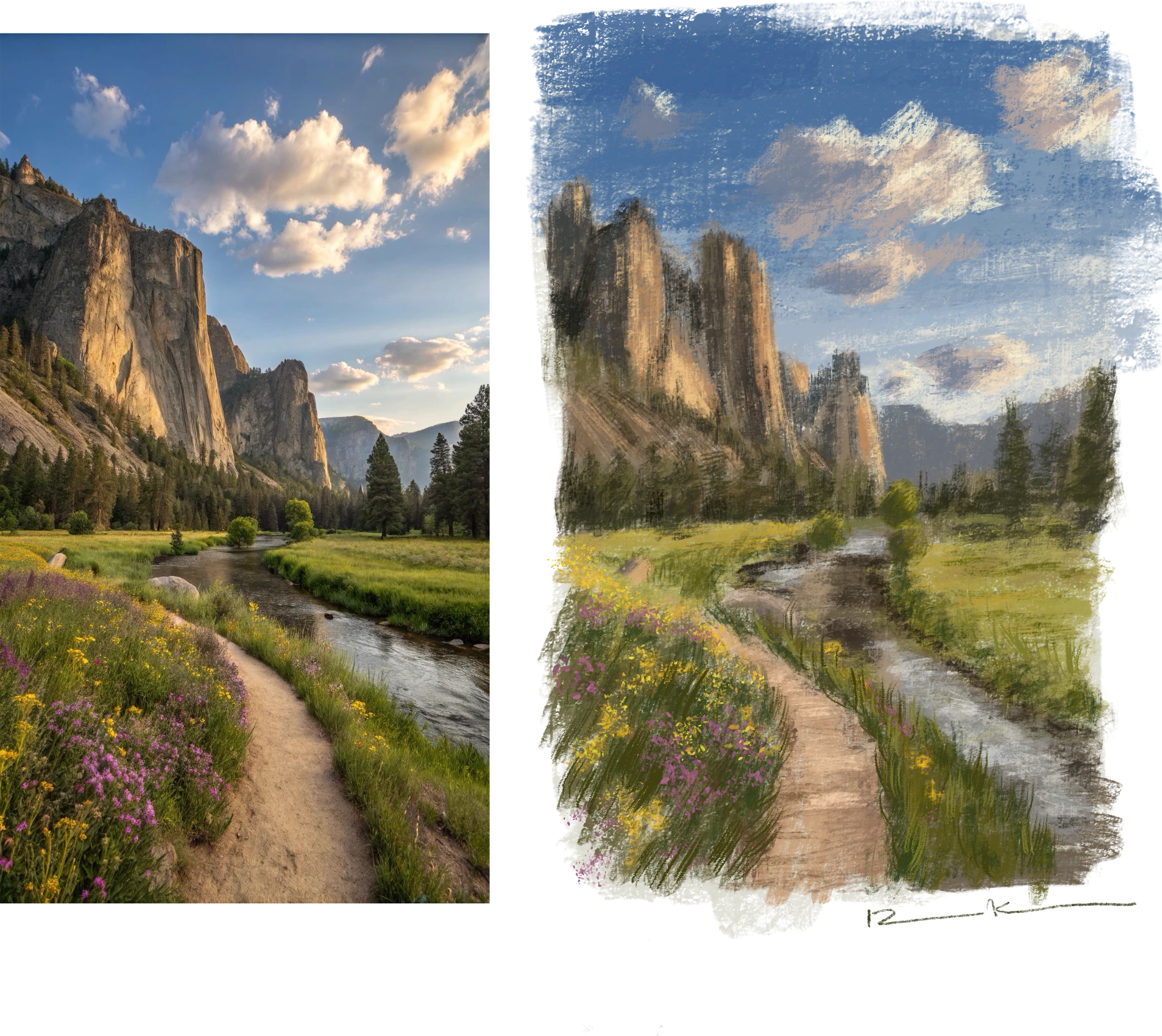 Paisajes en una hora — pieza 1