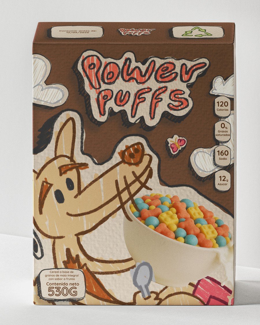 Power Puffs: Branding and packaging for a consumer product