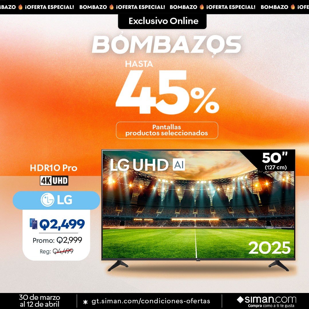 SIMAN, pautas digitales — Bombazos