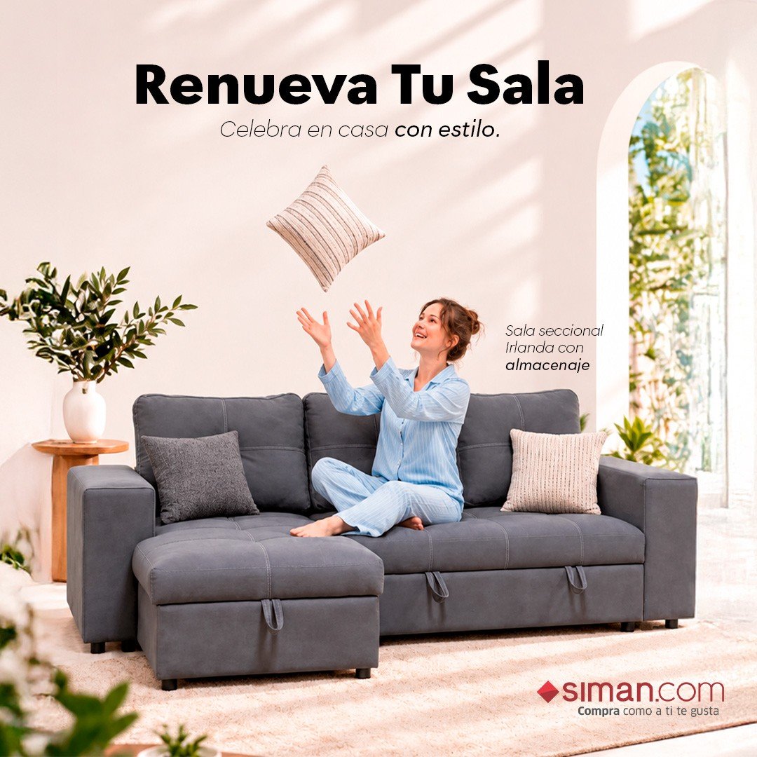 SIMAN, pautas digitales — Renueva tu sala · 1:1
